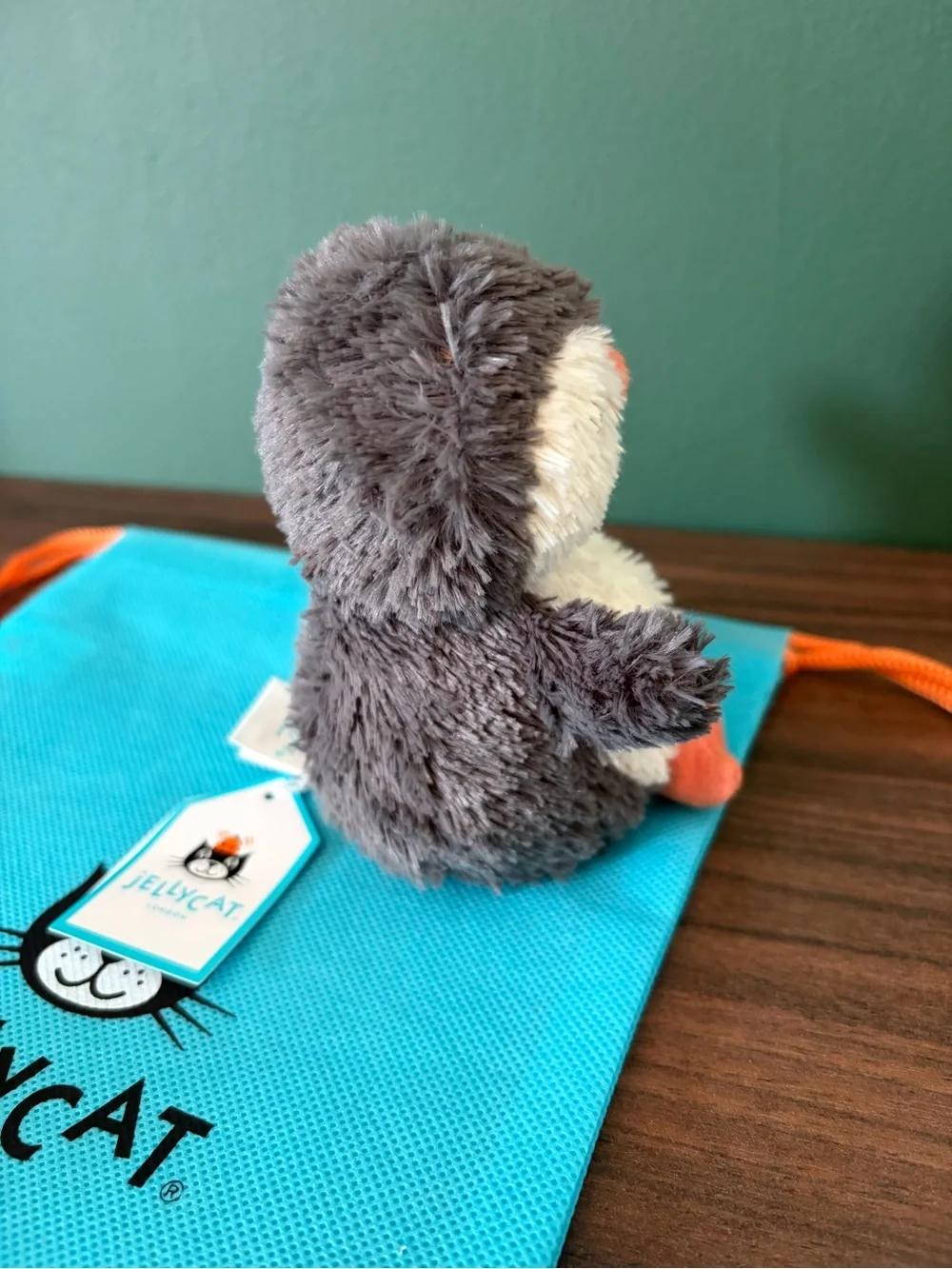 Authentic Jellycat Small Peanut Penguin with dust bag - BNWT